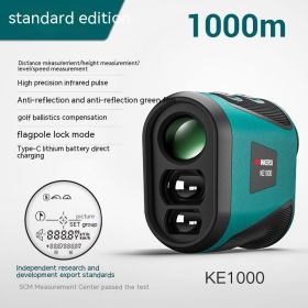 Rechargeable Portable Telescope Laser Infrared Golf Ranging (Option: KE1000)