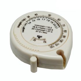 1.5M ribbon tape measure drop type (Color: White)