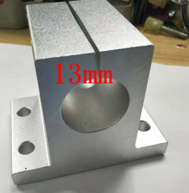 Side mounting type with bracket for aluminum base (Option: Silver-13mm)