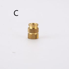 M2 Outer Diameter 3.8 and 4.0 Copper Nut Hot Melt Nut (Option: C)