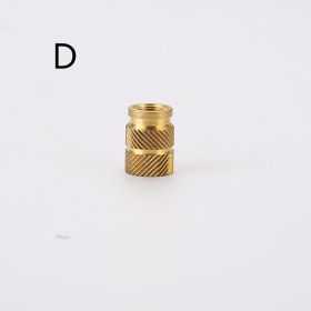 M2 Outer Diameter 3.8 and 4.0 Copper Nut Hot Melt Nut (Option: D)