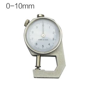 Mm Dial Thickness Gauge Leather Paper Thickness Gauge For Leather Film Paper (Option: 010mm tip)