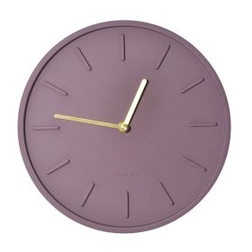 Cement Nordic Clock Light Luxury Silent Clock Wall Clock (Option: E)