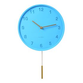 Cement Nordic Clock Light Luxury Silent Clock Wall Clock (Option: G)