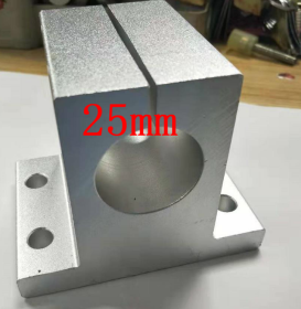 Side mounting type with bracket for aluminum base (Option: Silver-25mm)