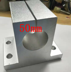 Side mounting type with bracket for aluminum base (Option: Silver-50mm)