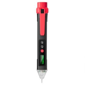 Digital Display Test Pencil Multi-function Line Detection Electrician Test Pen (Option: Black-1010)