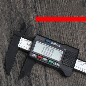 Household Small Mini Pure Copper Plastic Digital Vernier Caliper (Option: Black 100mm)