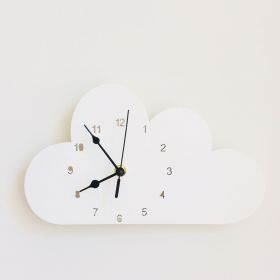 Creative Nursery Wall Clock (Option: White cloud)