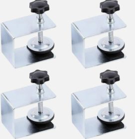 Drawer Panel Fixing Clip New Fast Wood Board Clip Holder (Option: 4pc U Clip)