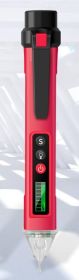 Digital Display Test Pencil Multi-function Line Detection Electrician Test Pen (Option: Red-1010)